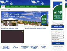 Tablet Screenshot of aipp.org.uk